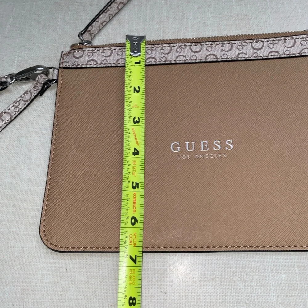 Guess‎ Tan Wristlet Bag